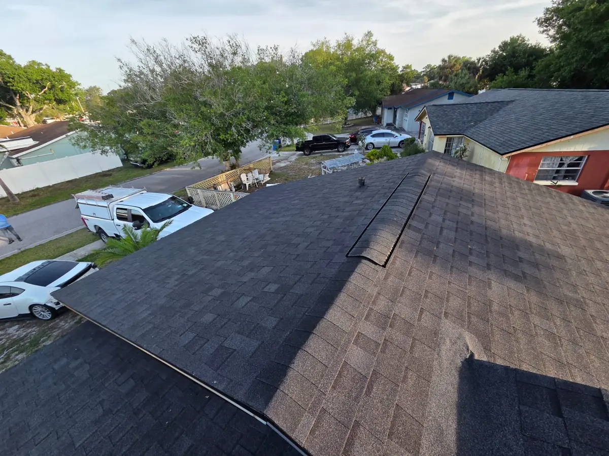 Roof with rails removed and ready for replacement